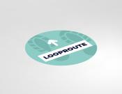 Looproute - Vloervinyl - 100cm rond - Kleur: Minty