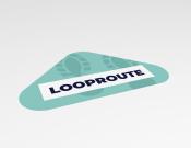 Looproute - Vloersticker -  40x25cm (10 stuks) - Kleur: Minty