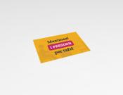 Maximaal 1 persoon per tafel - Sticker - 30x20cm (10 stuks) - Kleur: Yellow