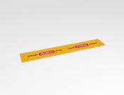Houd 1,5 meter afstand - Twee richtingen - Vloervinyl - 150x25cm - Kleur: Yellow