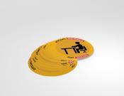 Zitplaats beschikbaar -  Multi-language - Sticker - 25cm (10 stuks) - Kleur: Yellow