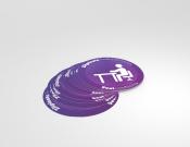 Zitplaats beschikbaar -  Multi-language - Sticker - 25cm (10 stuks) - Kleur: Purple