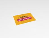 Ruimte niet betreden - Sticker - 20x30  (10 stuks) - Kleur: Yellow