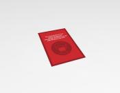 Mondkapje advies - Sticker -  20x30cm (10 stuks) - Kleur: Red